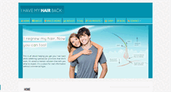 Desktop Screenshot of newhairnewme.com